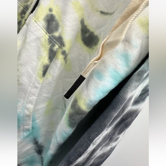 Free People Sandrine Rose Sweatshirt size M Tie Dye Full Zip Hoodie Jacket - Picture 4 of 5